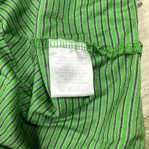 Bobby Jones Polo Men's Extra Large Green Striped Golf Summer - Picture 7 of 7